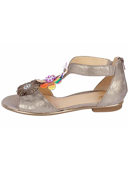 Gabor Sandalette mit Blütenapplikationen GR . 35