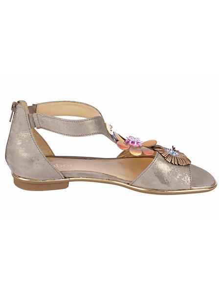 Gabor Sandalette mit Blütenapplikationen GR . 35