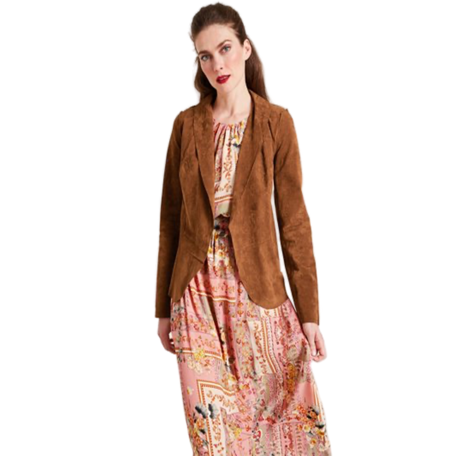 Ashley Brooke TIMELESS Lederjacke Elegante verschlusslose Form Ashley Brooke TIMELESS Lederjacke Elegante verschlusslose Form