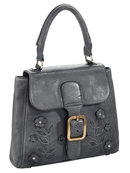 Frankie's Heritage Tasche mit Blumen besetzt