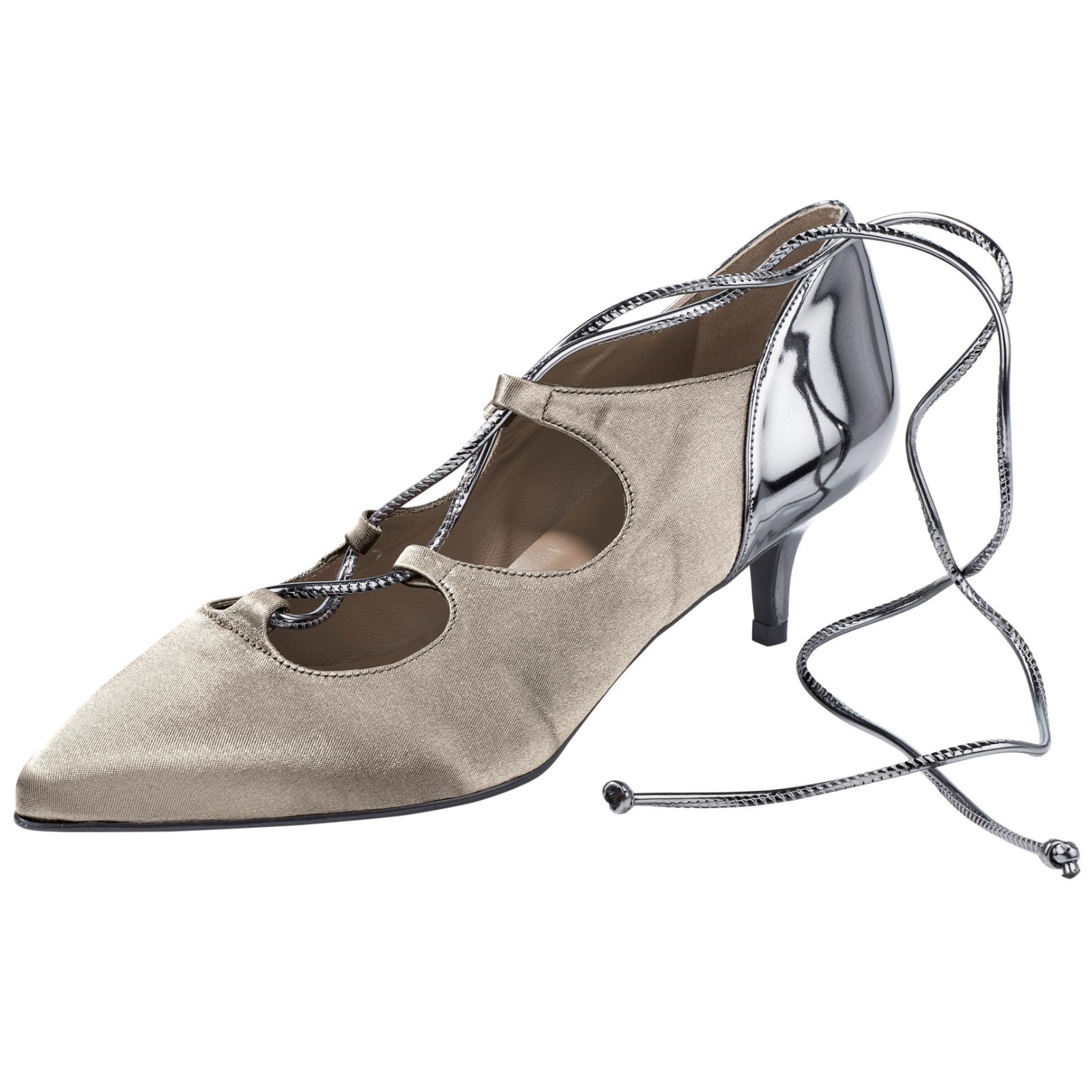 Neue Eleganz: Heine Kitten Heel Schnürpumps für Damen größe 38 Neue Eleganz: Heine Kitten Heel Schnürpumps für Damen größe 38