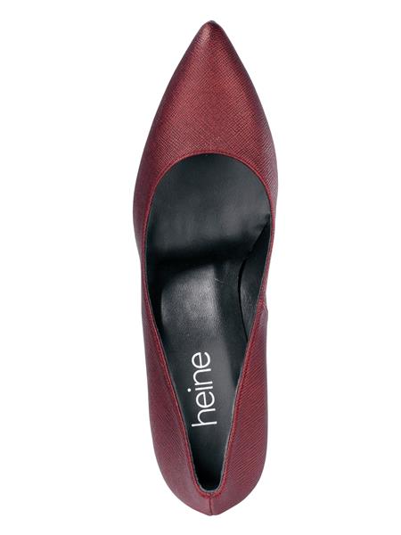 Elegantes Damen heine Pumps Hand gefertigt ROT Gr. 39