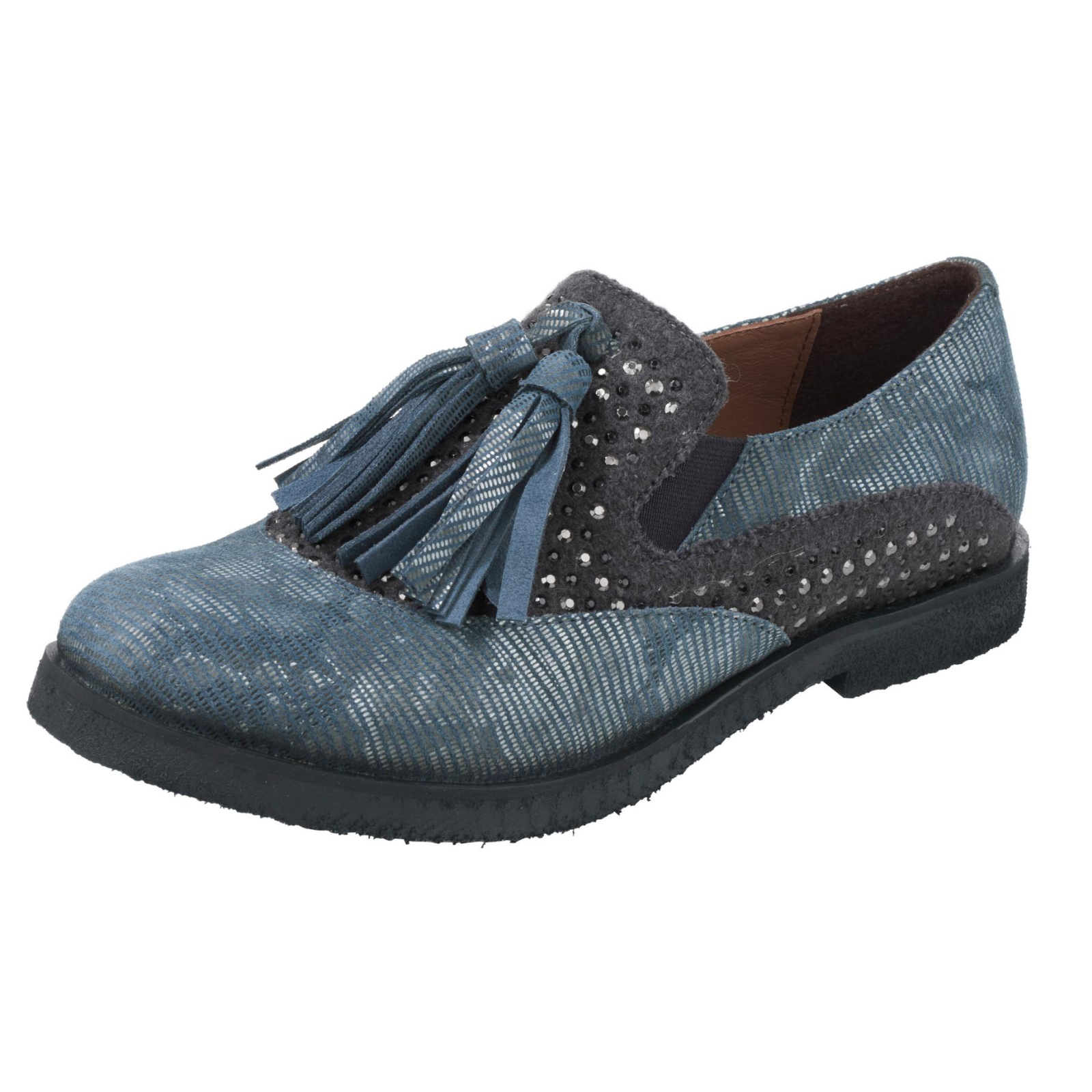 Rauchblaue XYXYX Damen-Slipper – Eleganz trifft Komfort Rauchblaue XYXYX Damen-Slipper – Eleganz trifft Komfort
